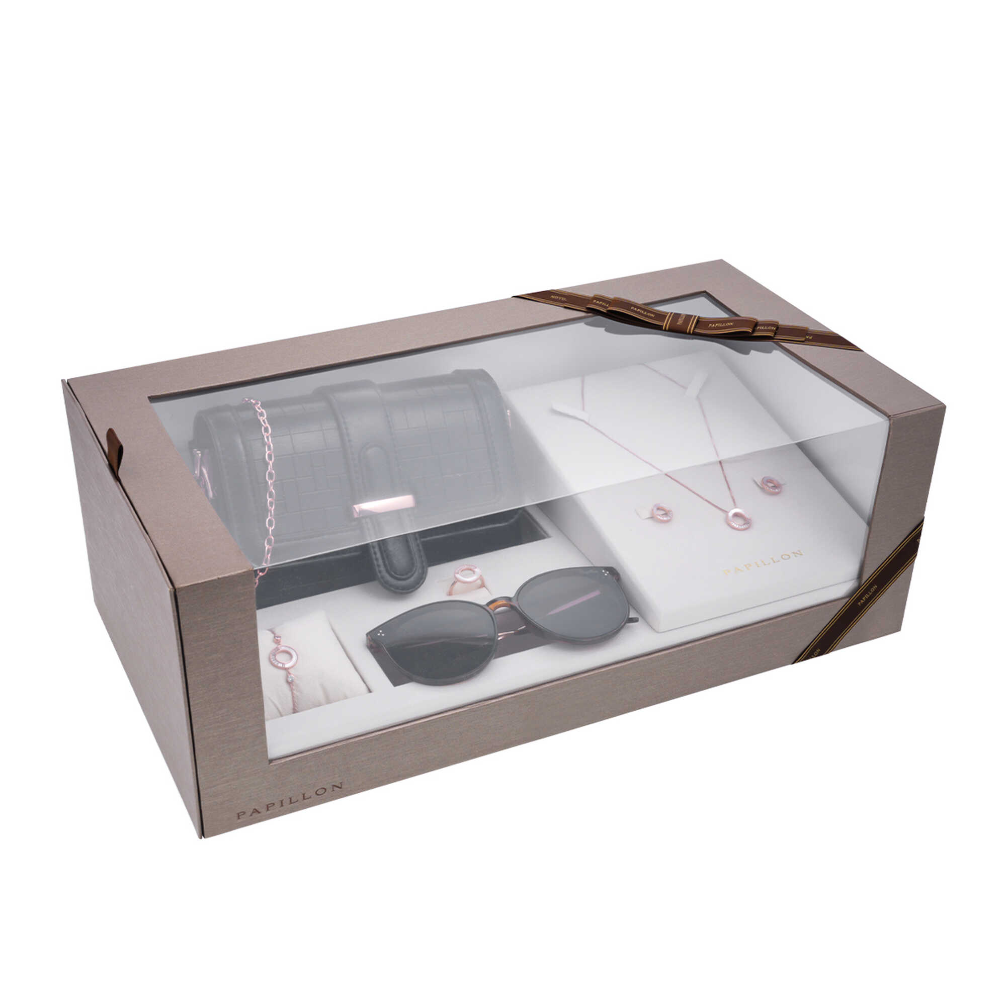 Papillon Accessories Gift Set Rose Gold 6 Pieces