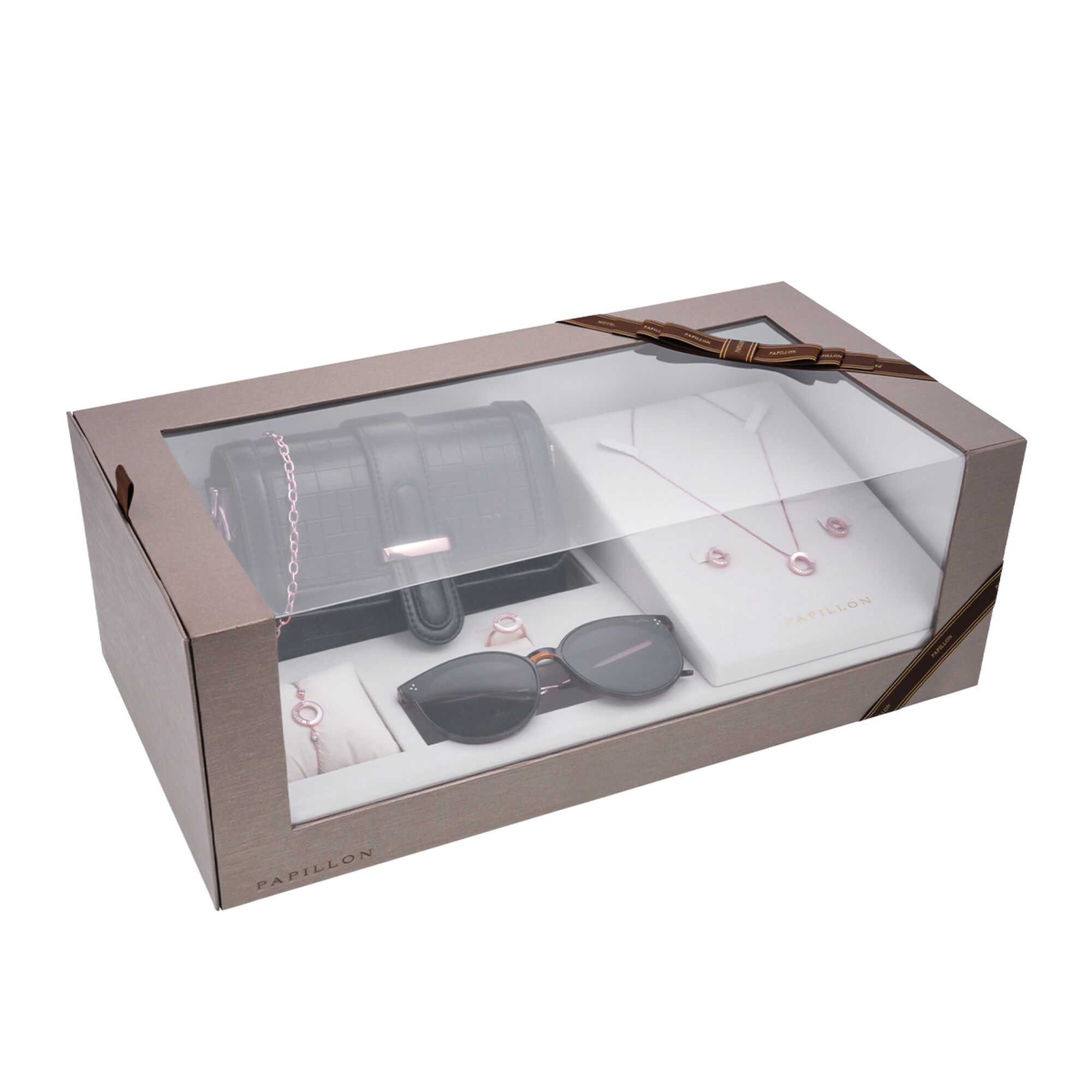 Papillon Accessories Gift Set Rose Gold 6 Pieces