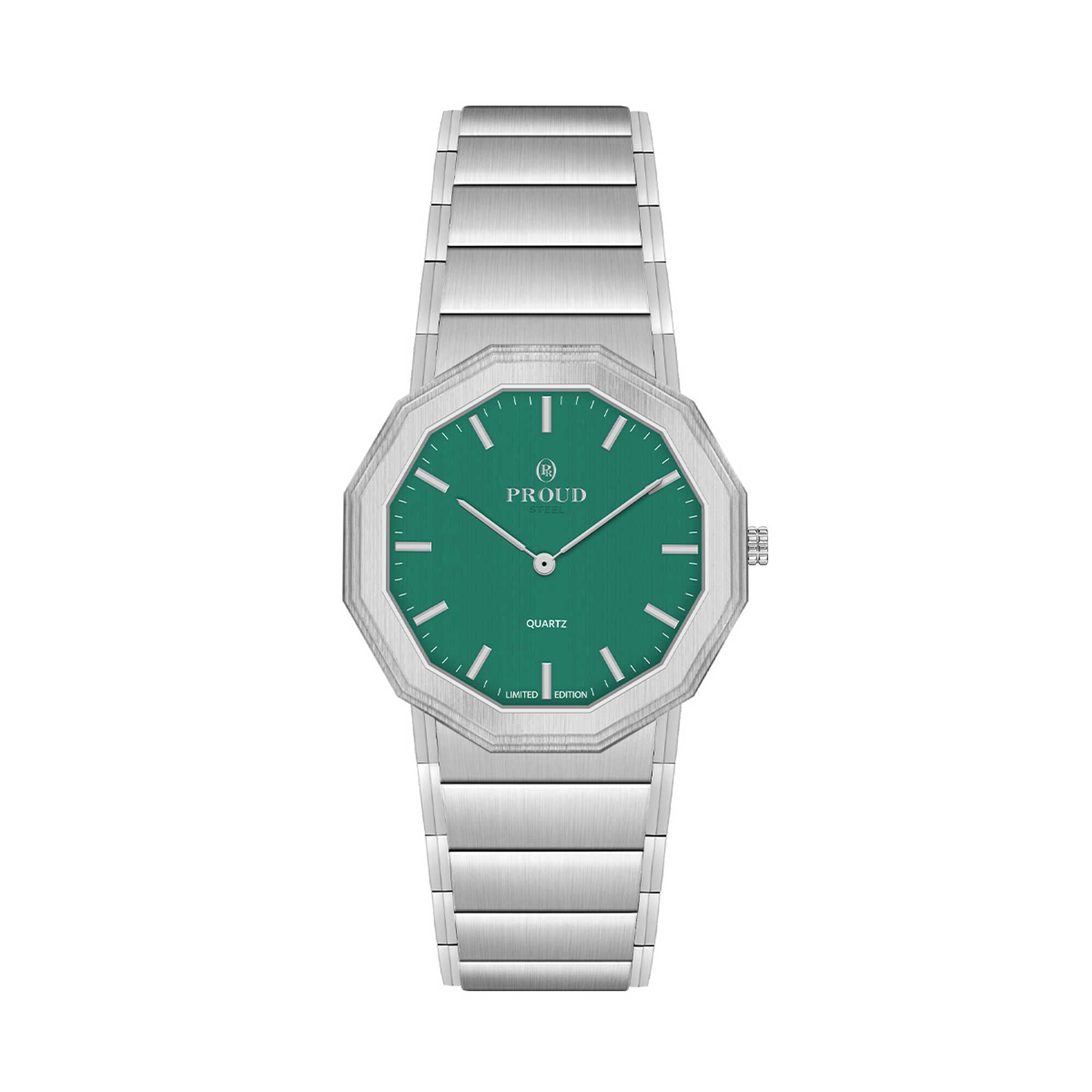Proud Steel Watch Y24TS(23PR005S)-B-SGreen+Box