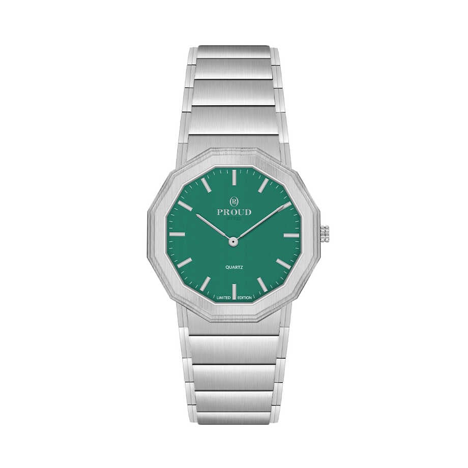 Proud Steel Watch Y24TS(23PR005S)-B-SGreen+Box