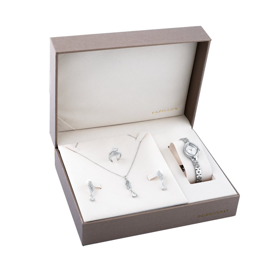 Triple Papillon + watch set (Y2308S)