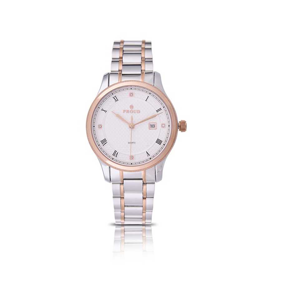 Proud steel silver and rose gold men&rsquo;s Watch YP15PR0192