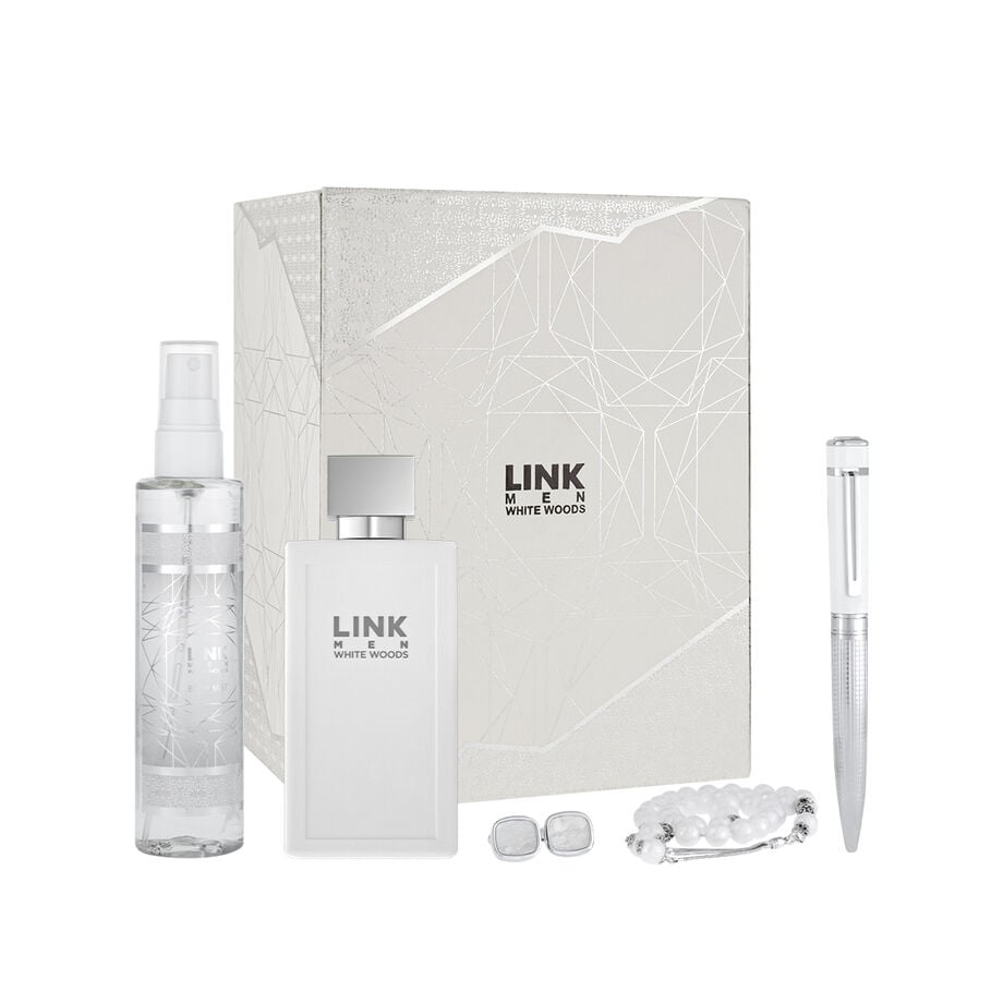 White Link Men's accessories gift set