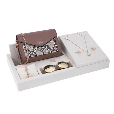 Papillon Accessories Gift Set Rose Gold 6 Pieces