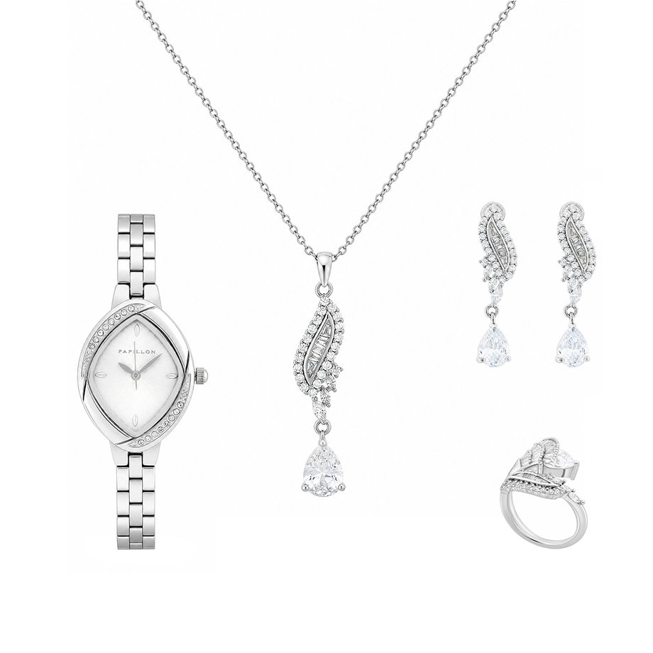 Triple Papillon + watch set (Y2308S)