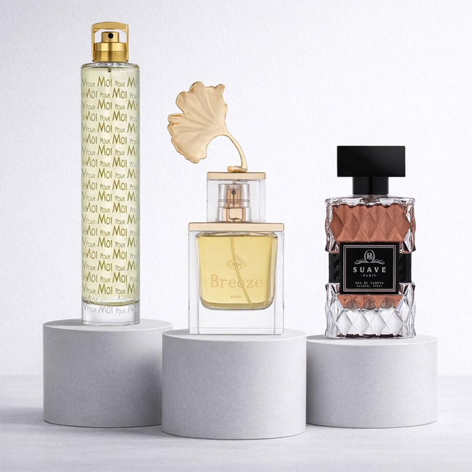 Diverse Fragrance Collection (Swave for Men 100 ml &ndash; Breeze for Women 100 ml &ndash; Pour Moi for Women 200 ml)