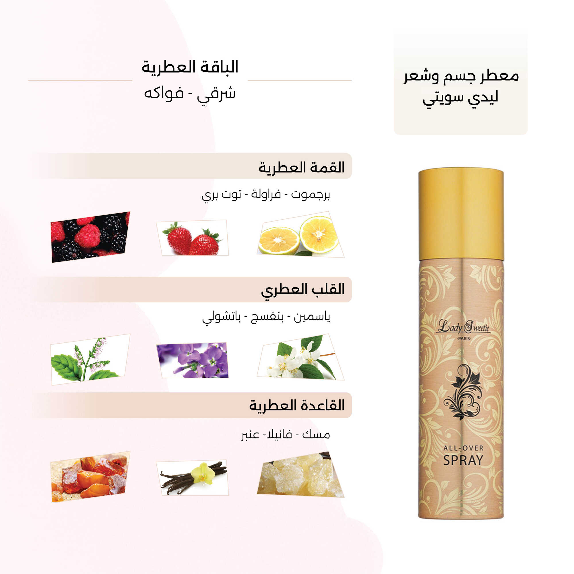 Lady Sweetie All over spray for Women by Ring