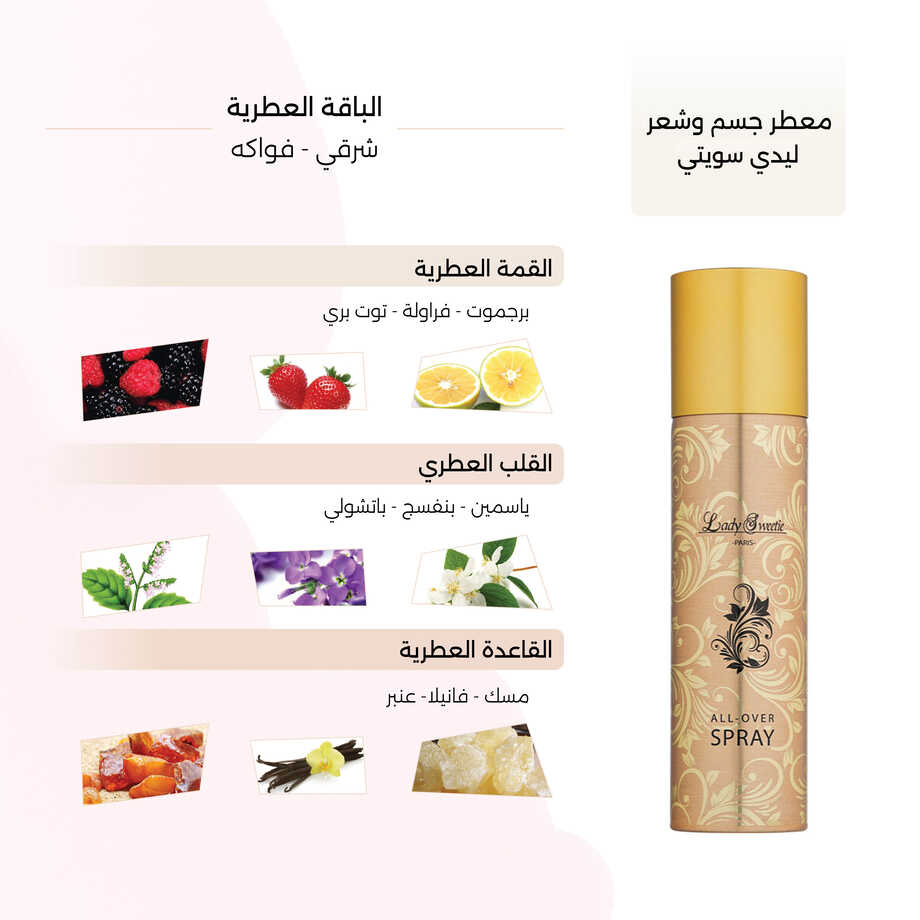 Lady Sweetie All over spray for Women by Ring