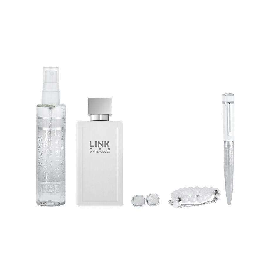 White Link Men's accessories gift set