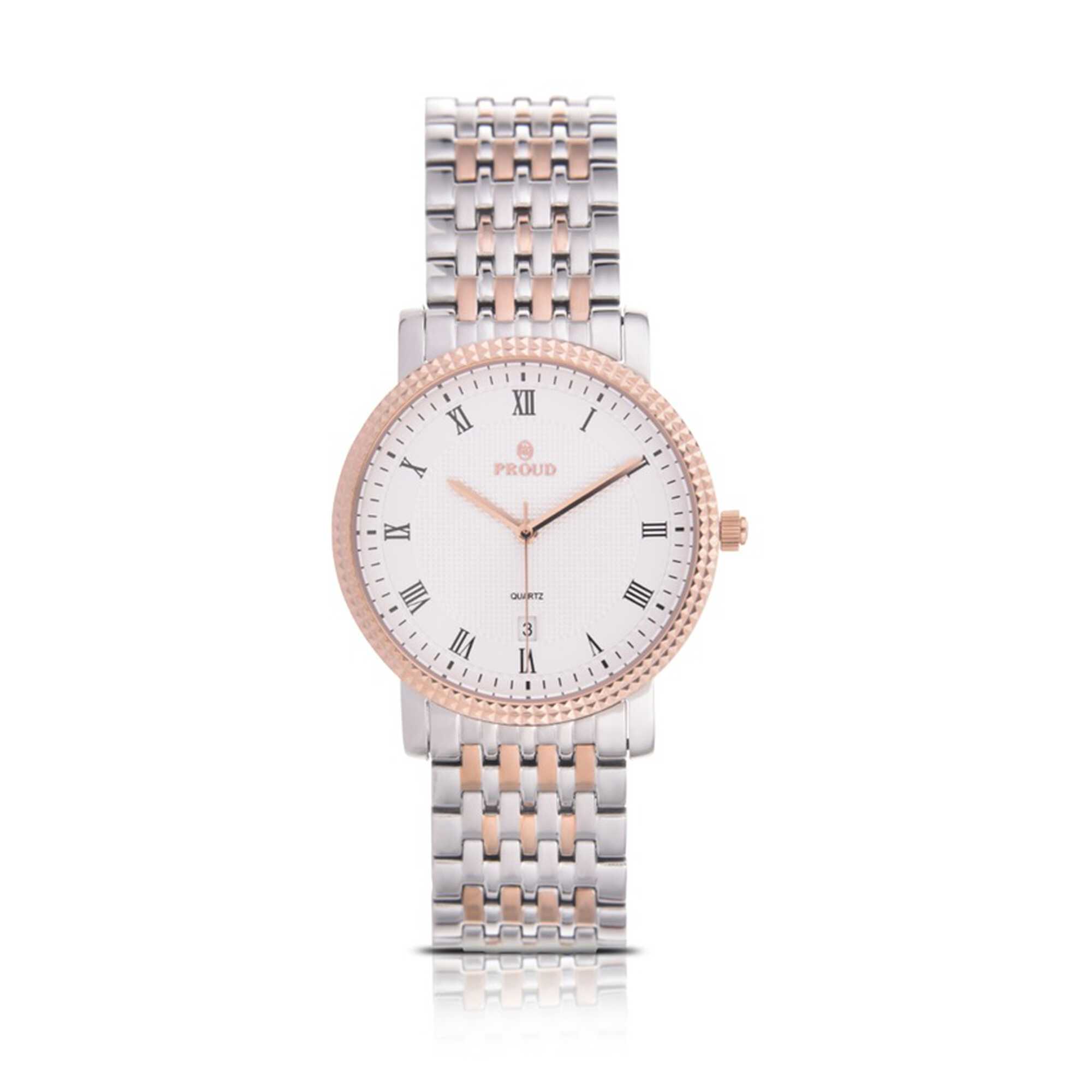 Proud steel Silver with Rose Gold Men&rsquo;s Watch -YT15PR0193Proud steel Silver with Rose Gold Men&rsquo;s Watch -YT15PR0193