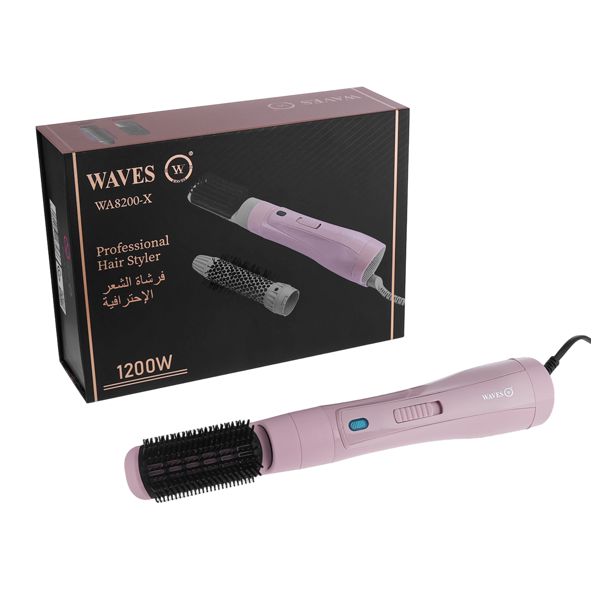 WA8200-PINK فرشاة الشعر الاحترافي ويفز