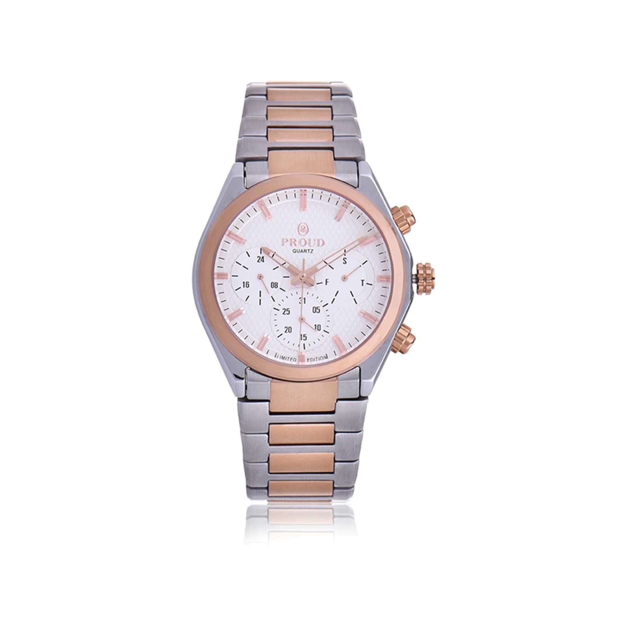 Proud steel Silver with Rose Men&rsquo;s Watch -TF19PR008
