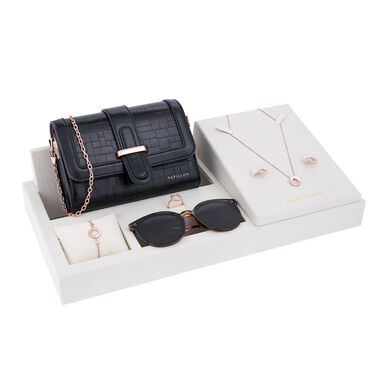 Papillon Accessories Gift Set Rose Gold 6 Pieces