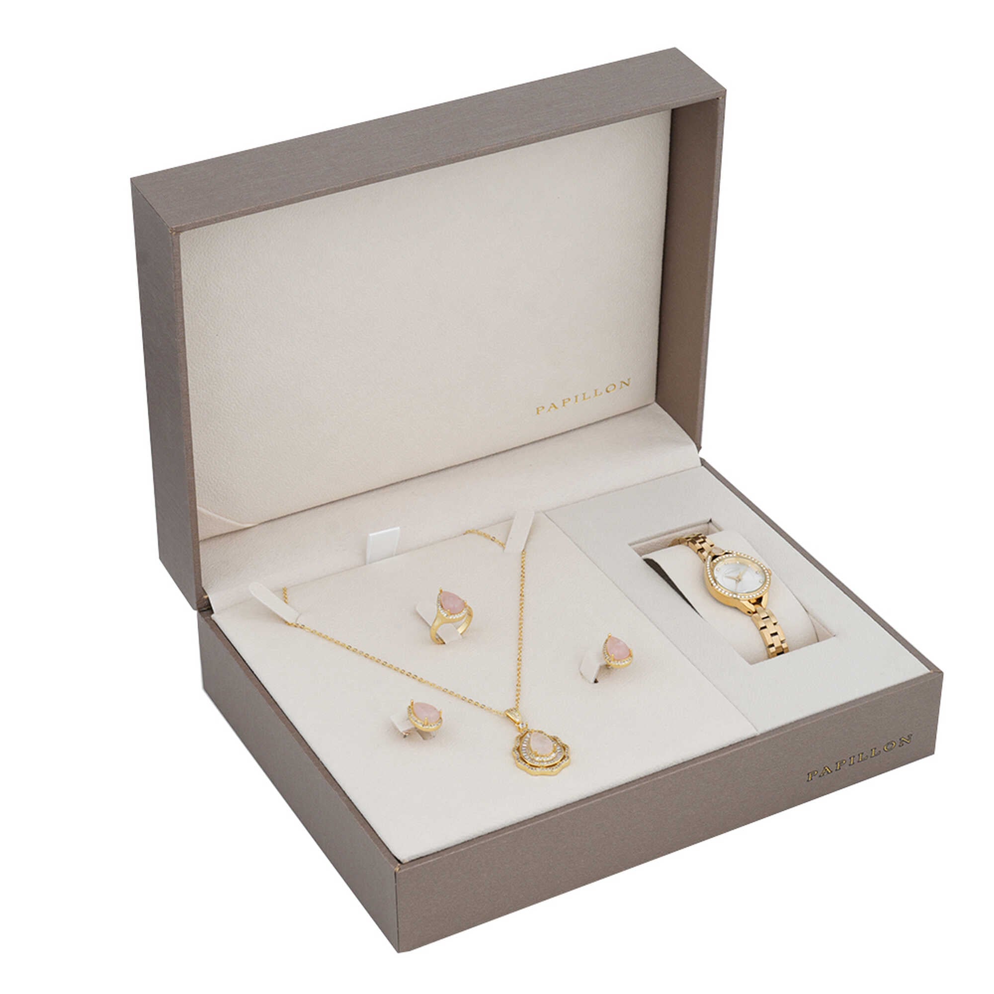 Triple Papillon set + watch (SS22221S-01-B) G