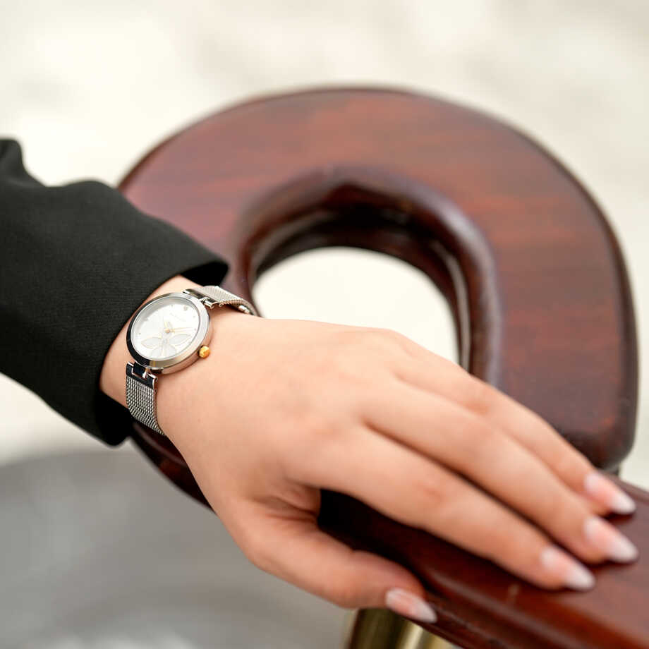 Steel PAPILLON Watch Silver