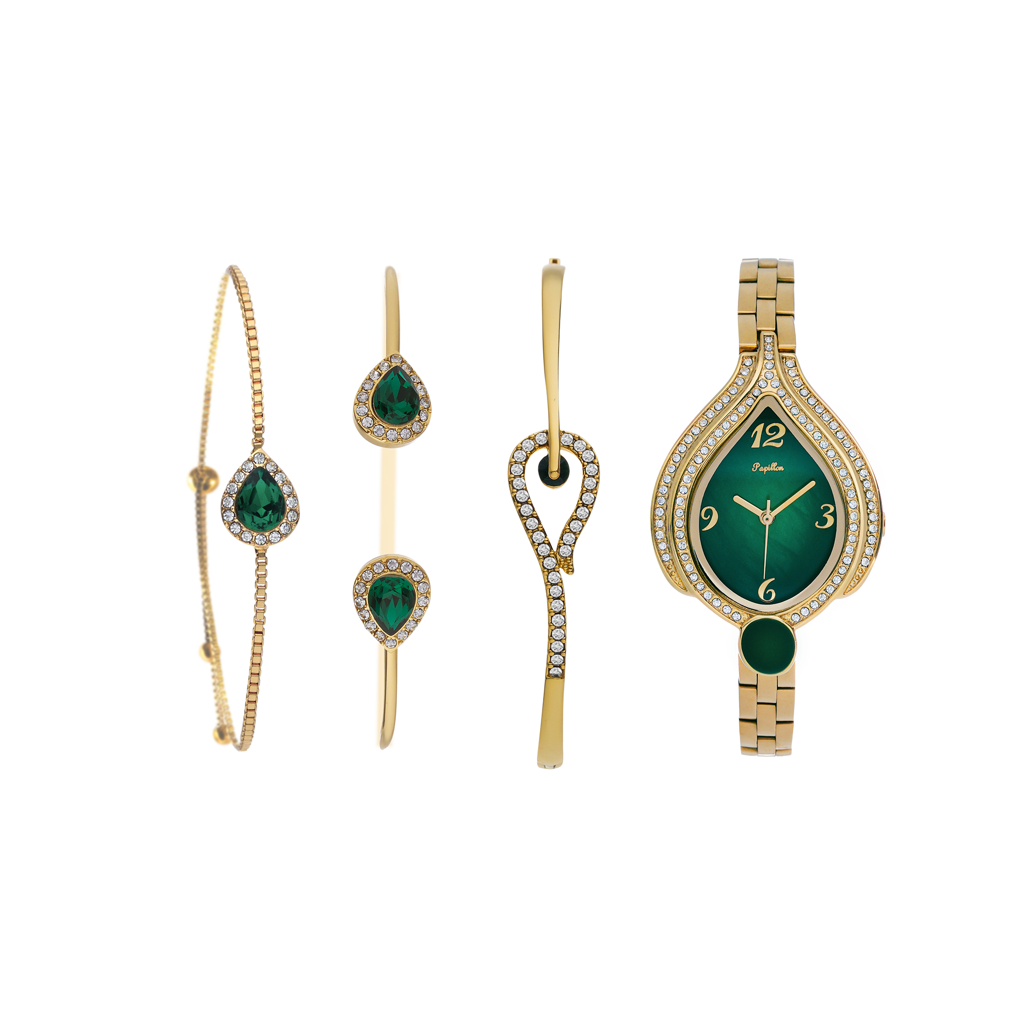 Bracelet Set with Papillon Watch A-H0482 + Box