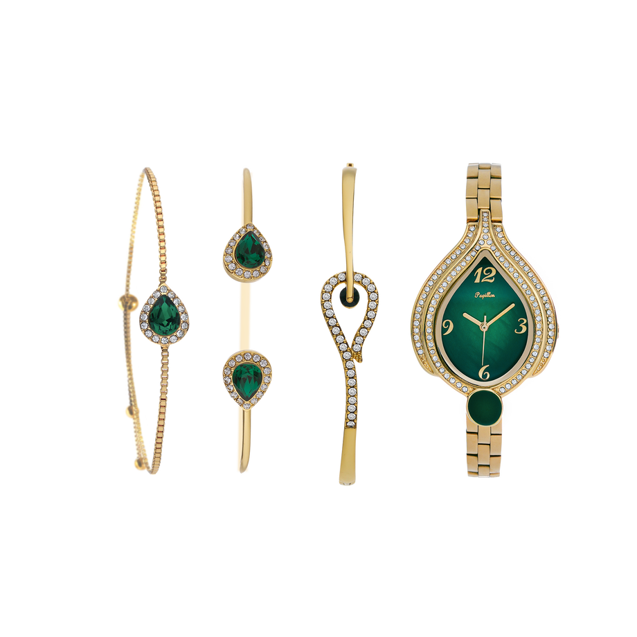 Bracelet Set with Papillon Watch A-H0482 + Box