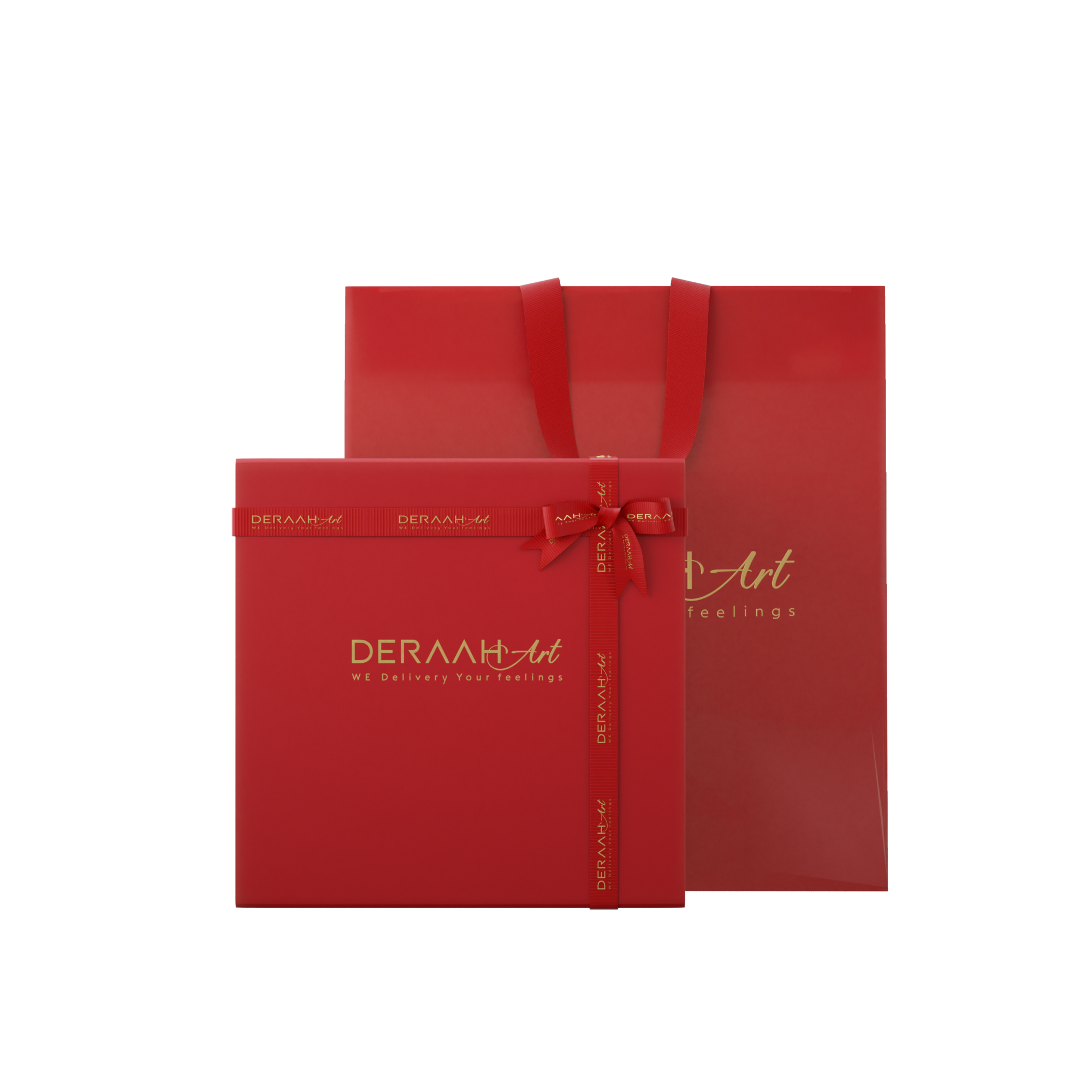 Medium Deraah Art Packaging Set Red