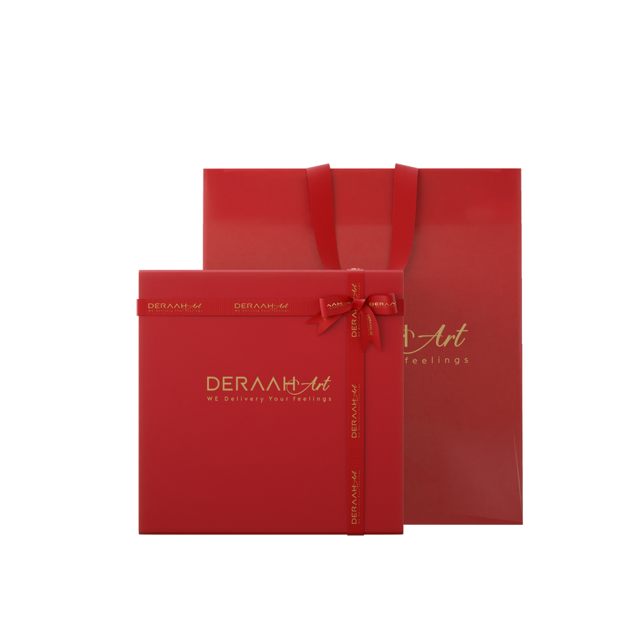 Medium Deraah Art Packaging Set Red
