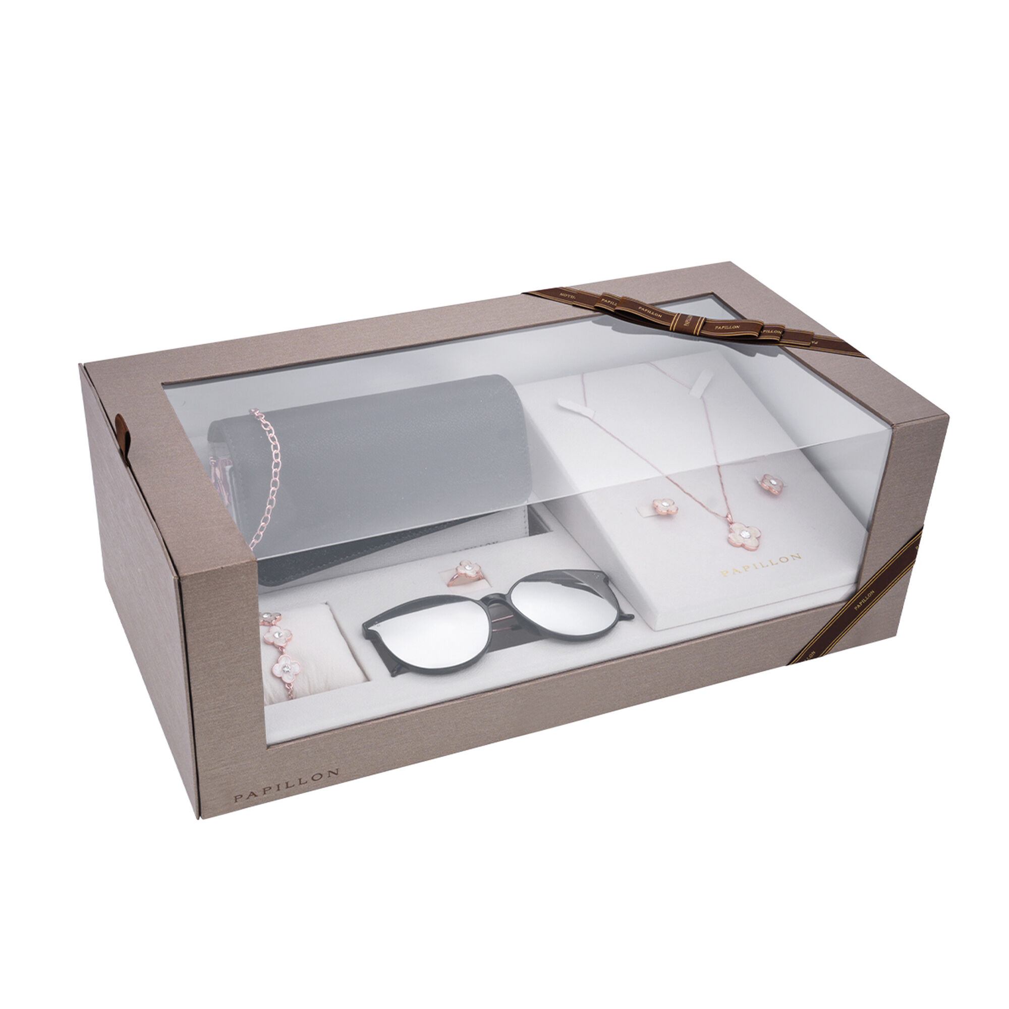 Papillon Accessories Gift Set Rose Gold 6 Pieces