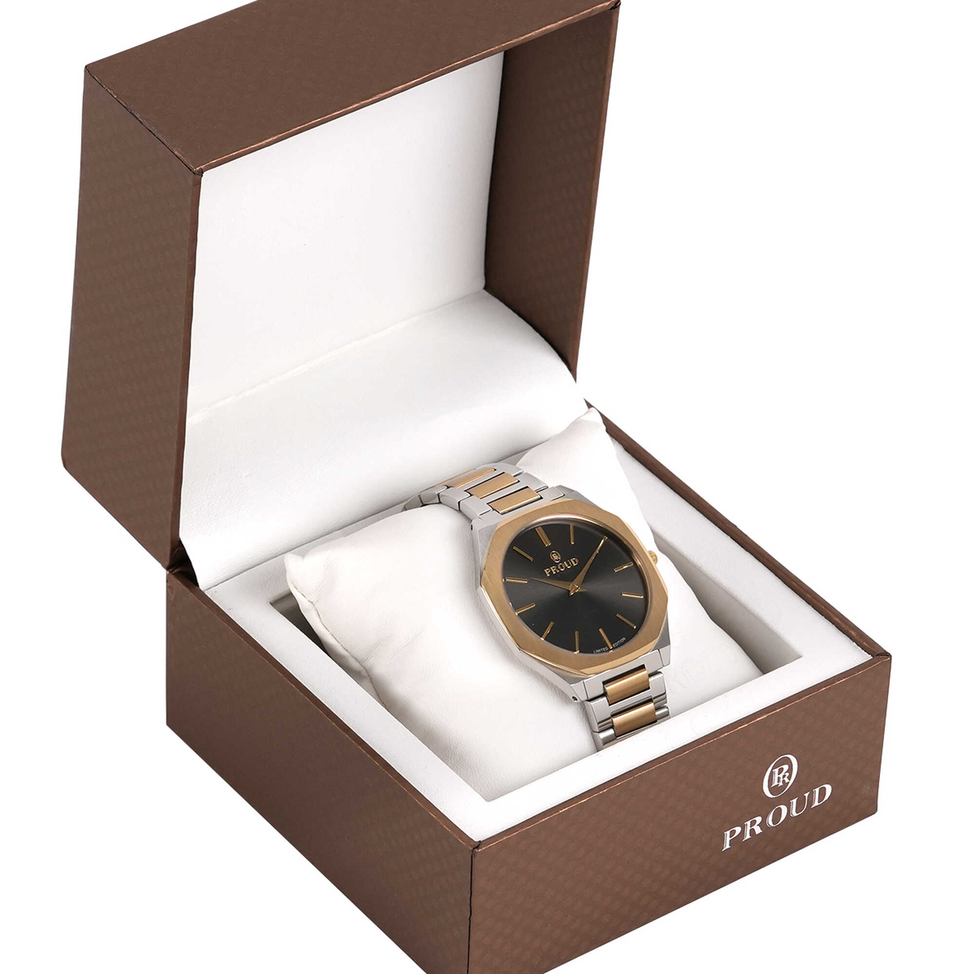 Proud Steel Gold With Silver Men&rsquo;s Watch - TF3-19PR001
