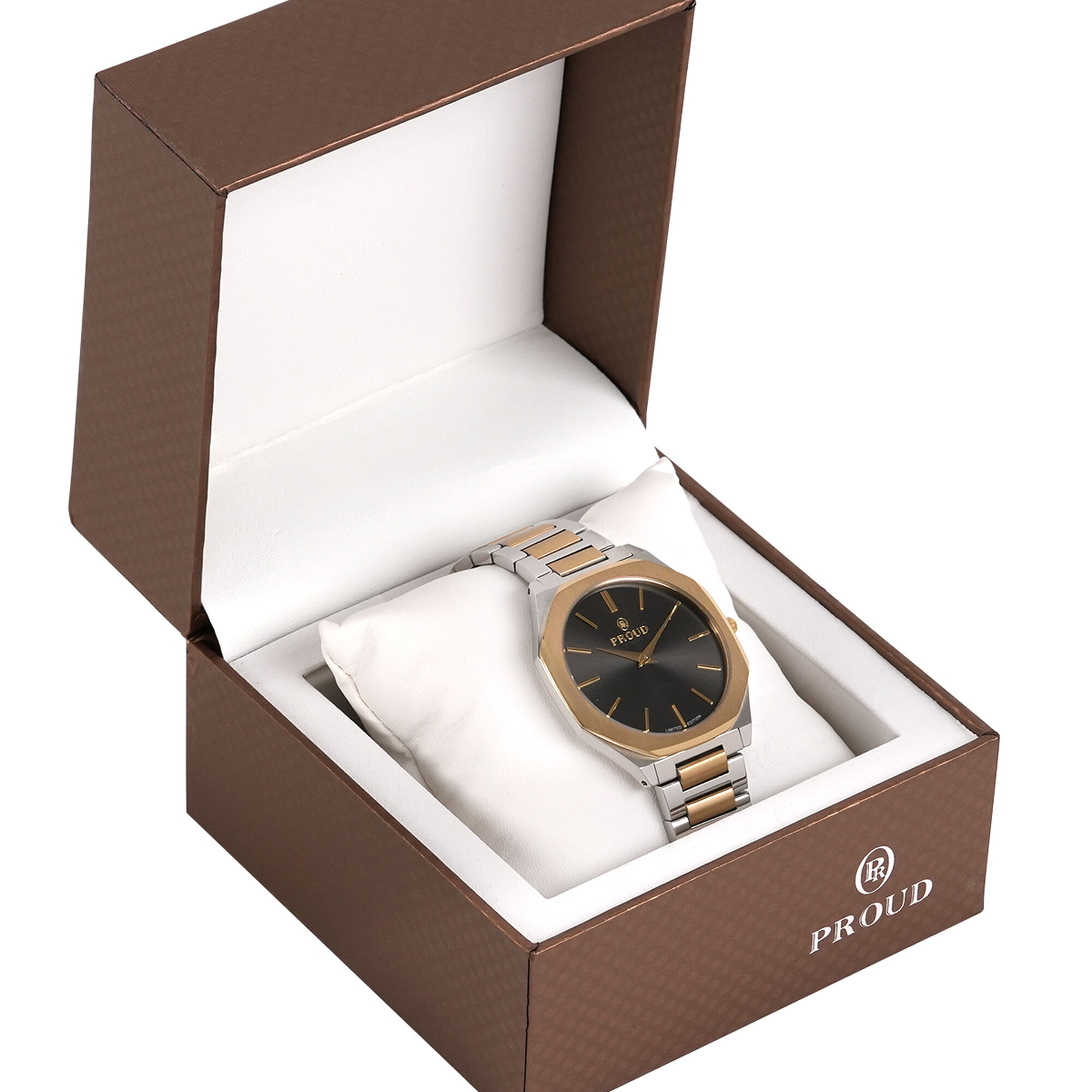 Proud Steel Gold With Silver Men&rsquo;s Watch - TF3-19PR001