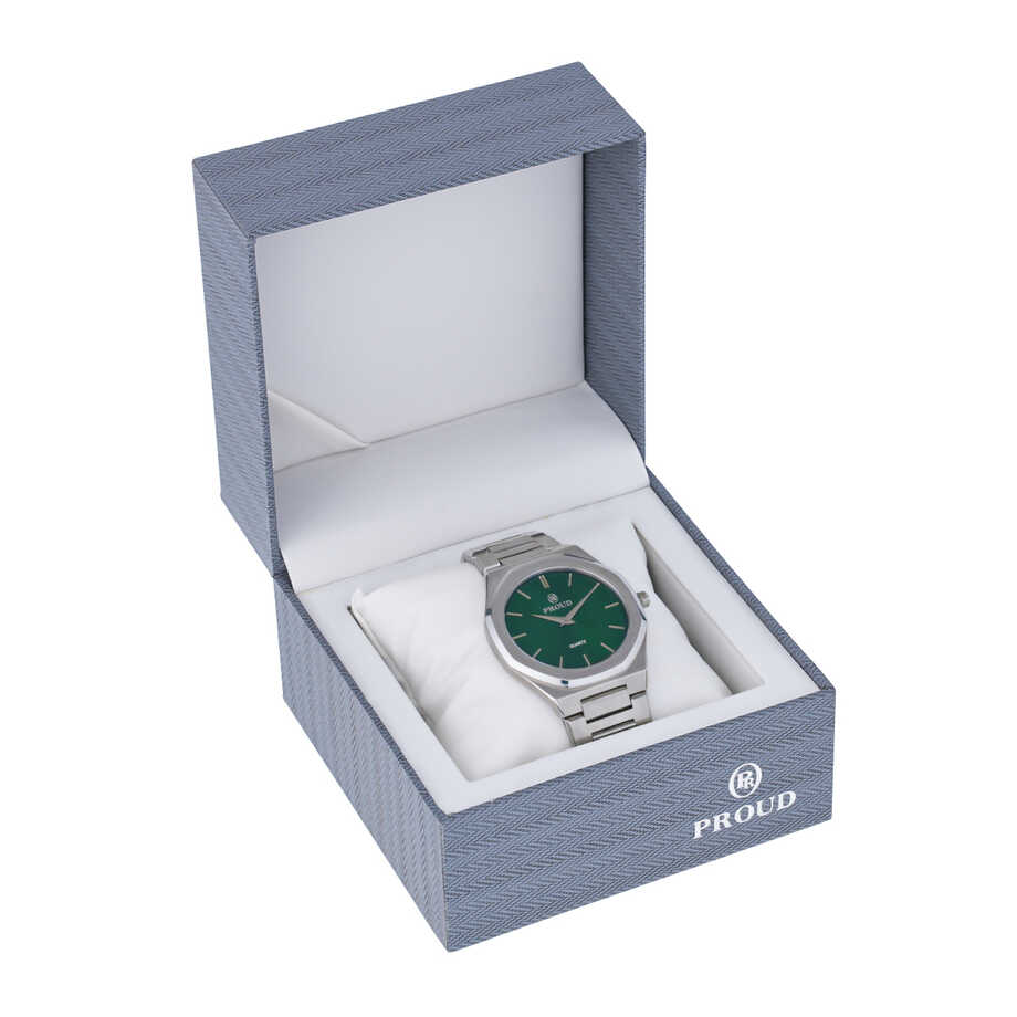 Proud Steel Watch Y21 (SM-21024-B) S-Green + Box