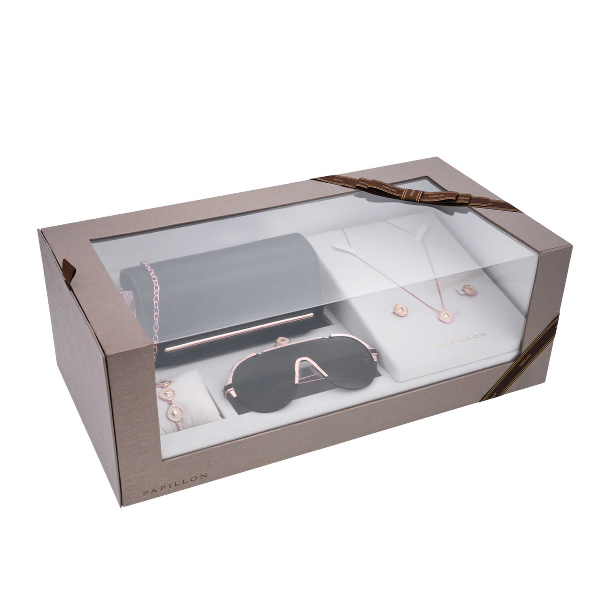 Papillon Accessories Gift Set Rose Gold 6 Pieces