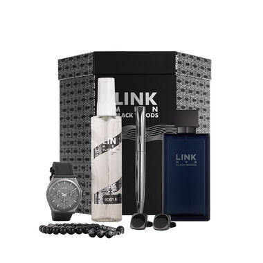 Black Link Men's accessories gift set