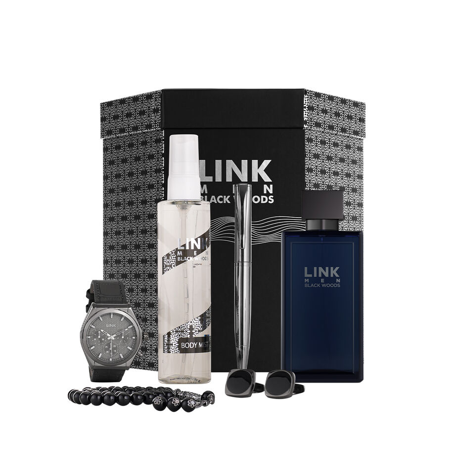 Black Link Men's accessories gift set