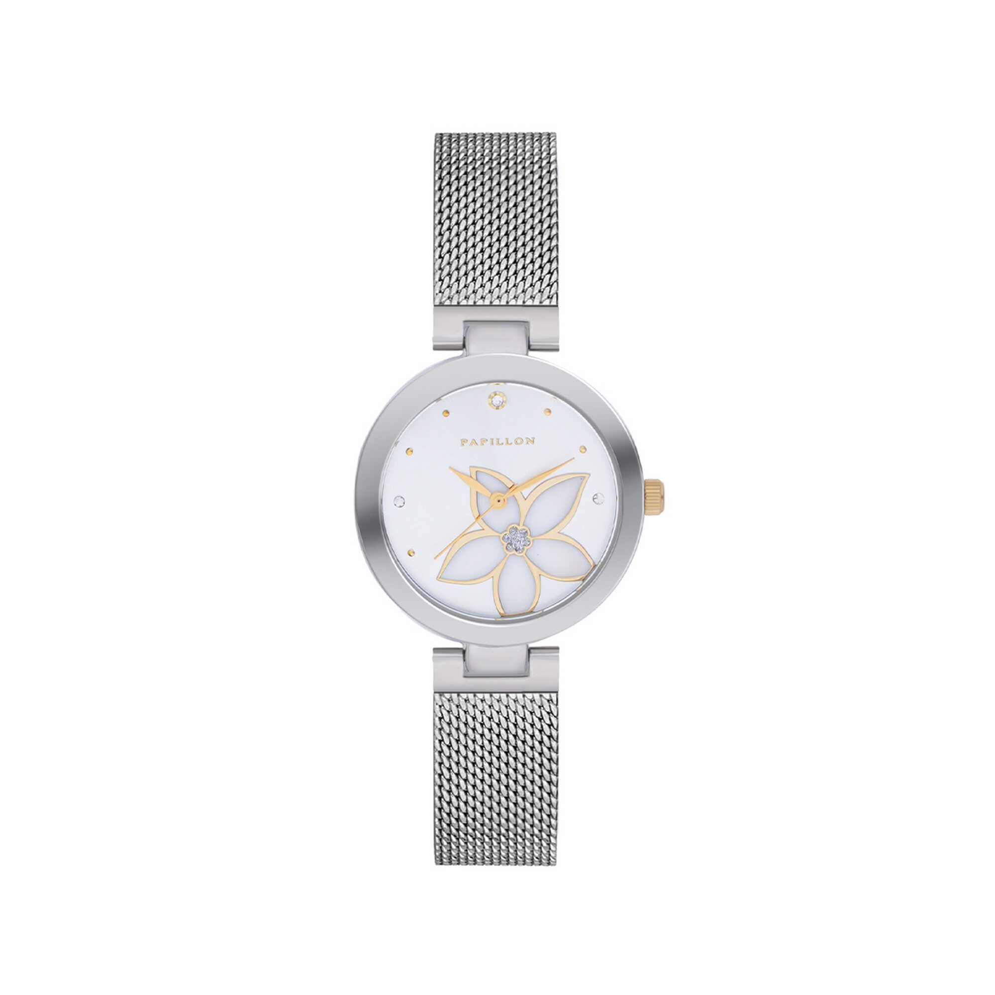 Steel PAPILLON Watch Silver
