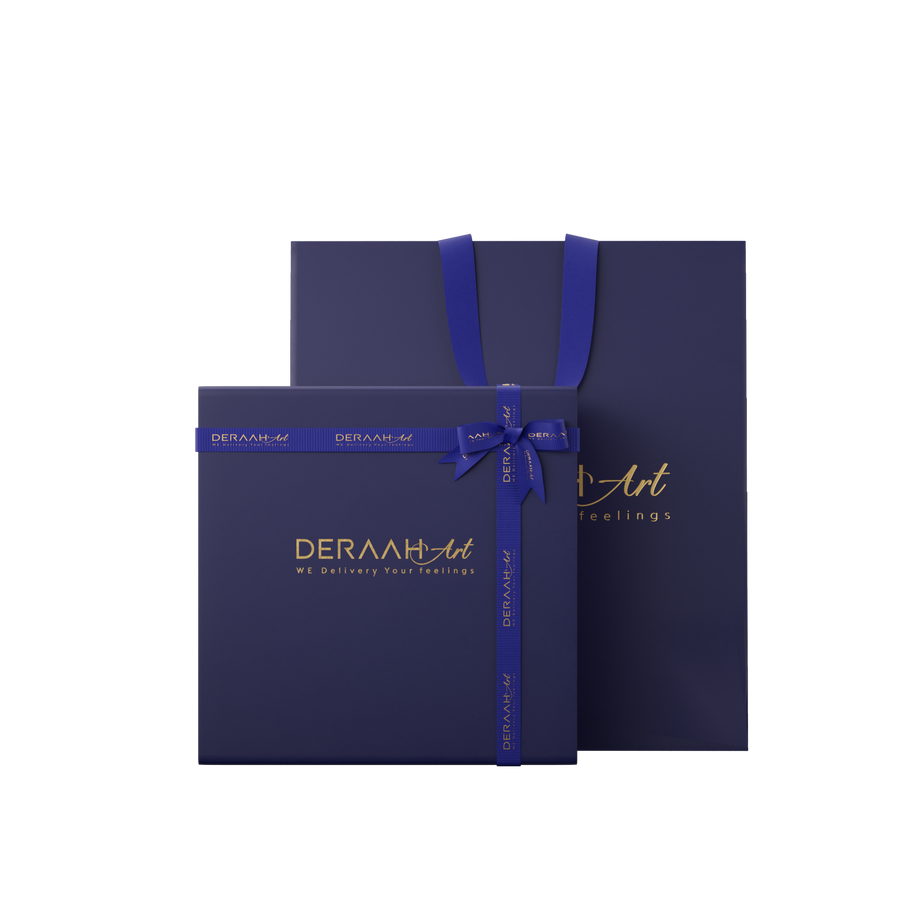 Medium Deraah Art Packaging Set Blue