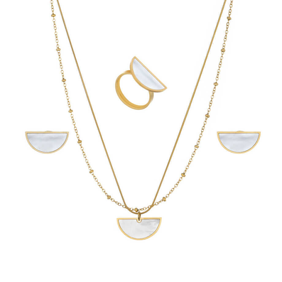 Papillon Accessories Gift Set Gold 3 Pieces