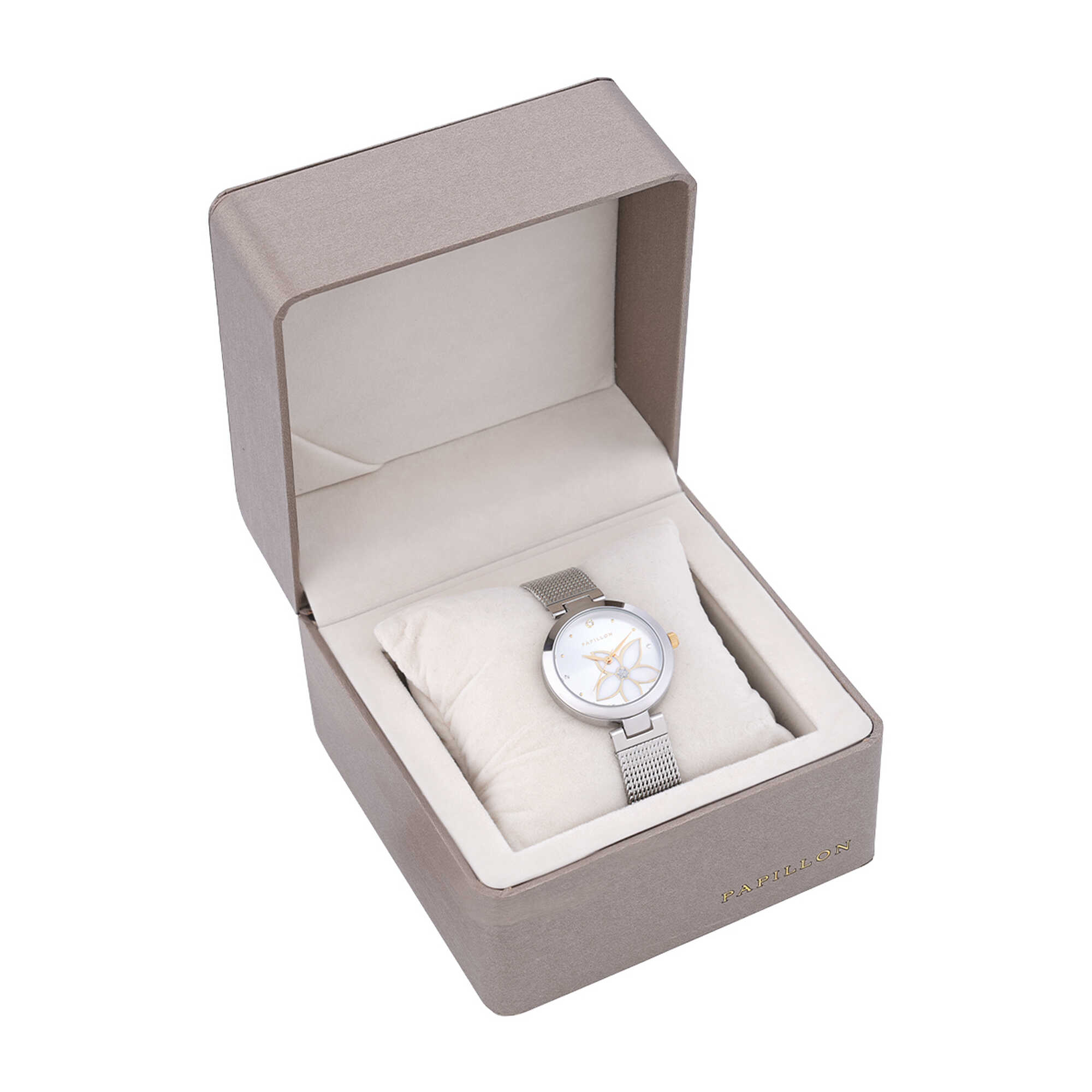 Steel PAPILLON Watch Silver