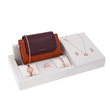 Papillon Accessories Gift Set Rose Gold 6 Pieces