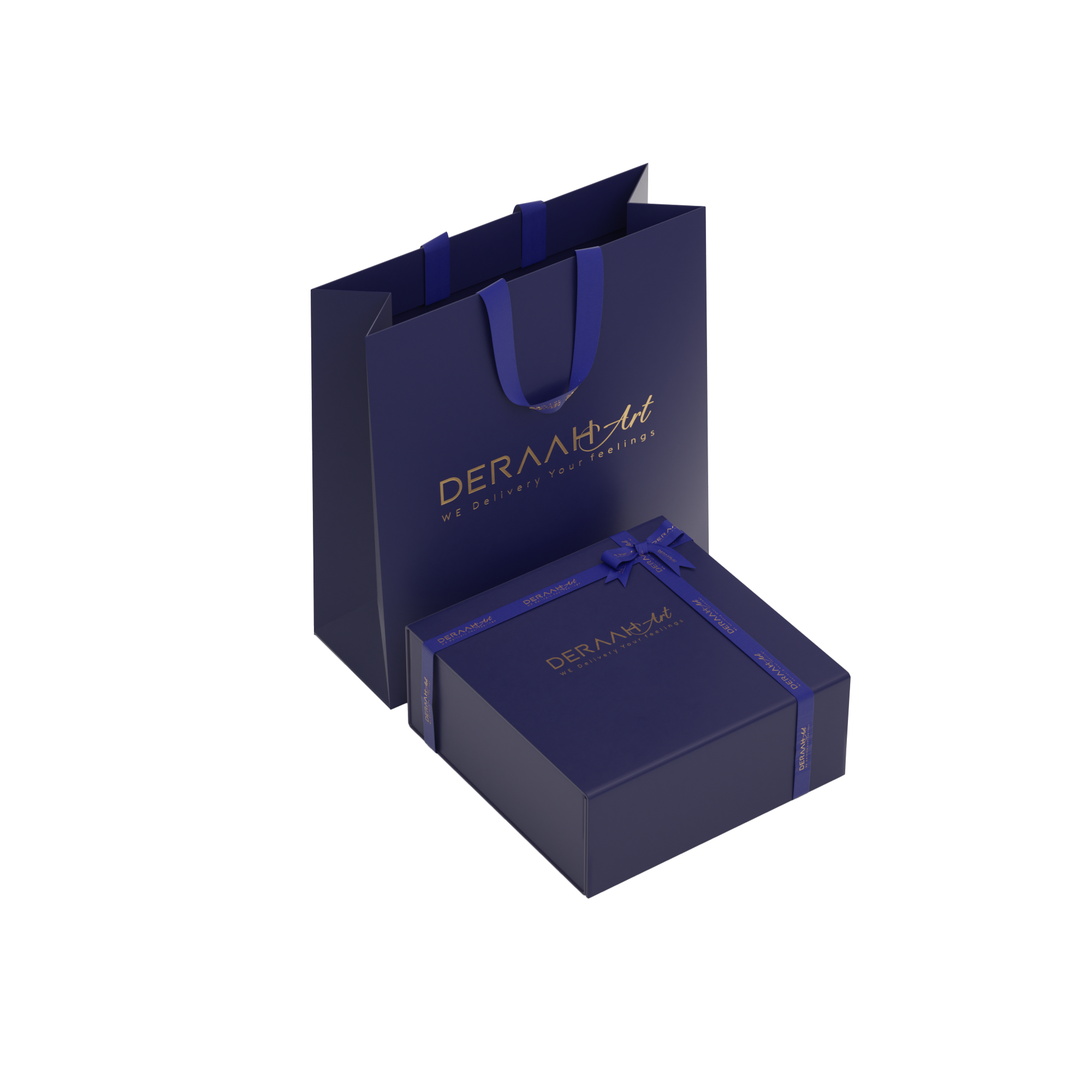 Medium Deraah Art Packaging Set Blue