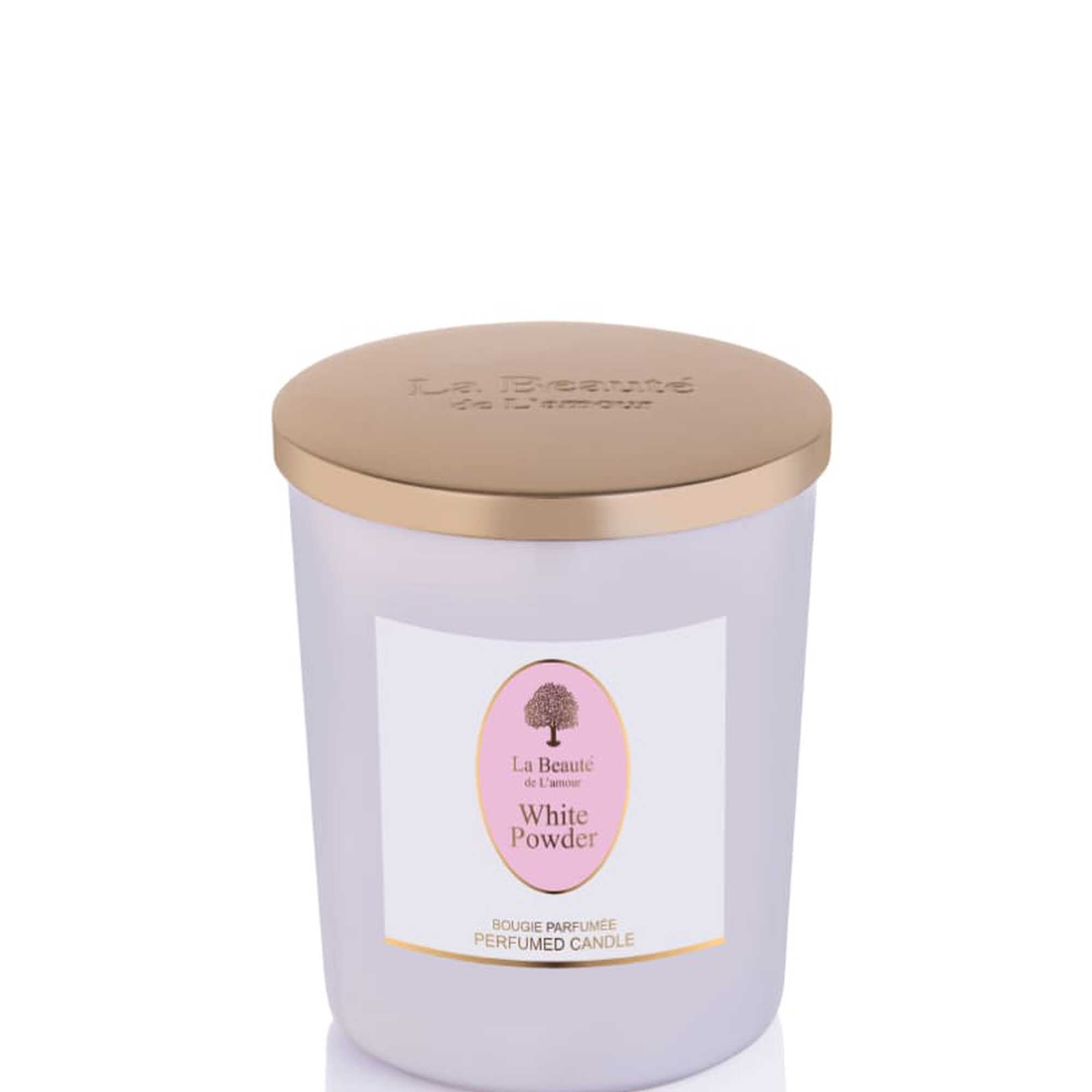  White Powder 180 gm Scented Candle La Beaute