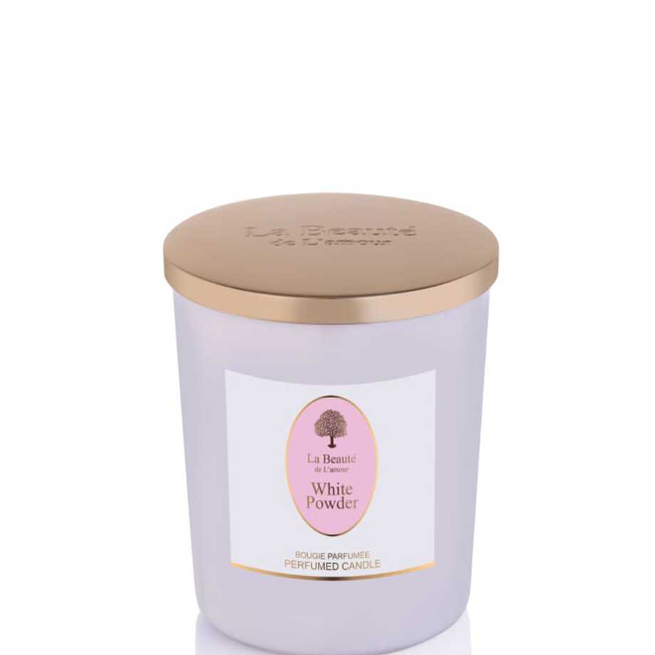  White Powder 180 gm Scented Candle La Beaute